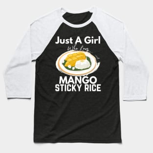 Mango Sticky Rice Milli Thailand Summer Food Lover I Lover Thailand Baseball T-Shirt